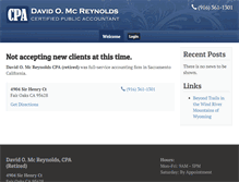 Tablet Screenshot of mcreynoldscpa.com